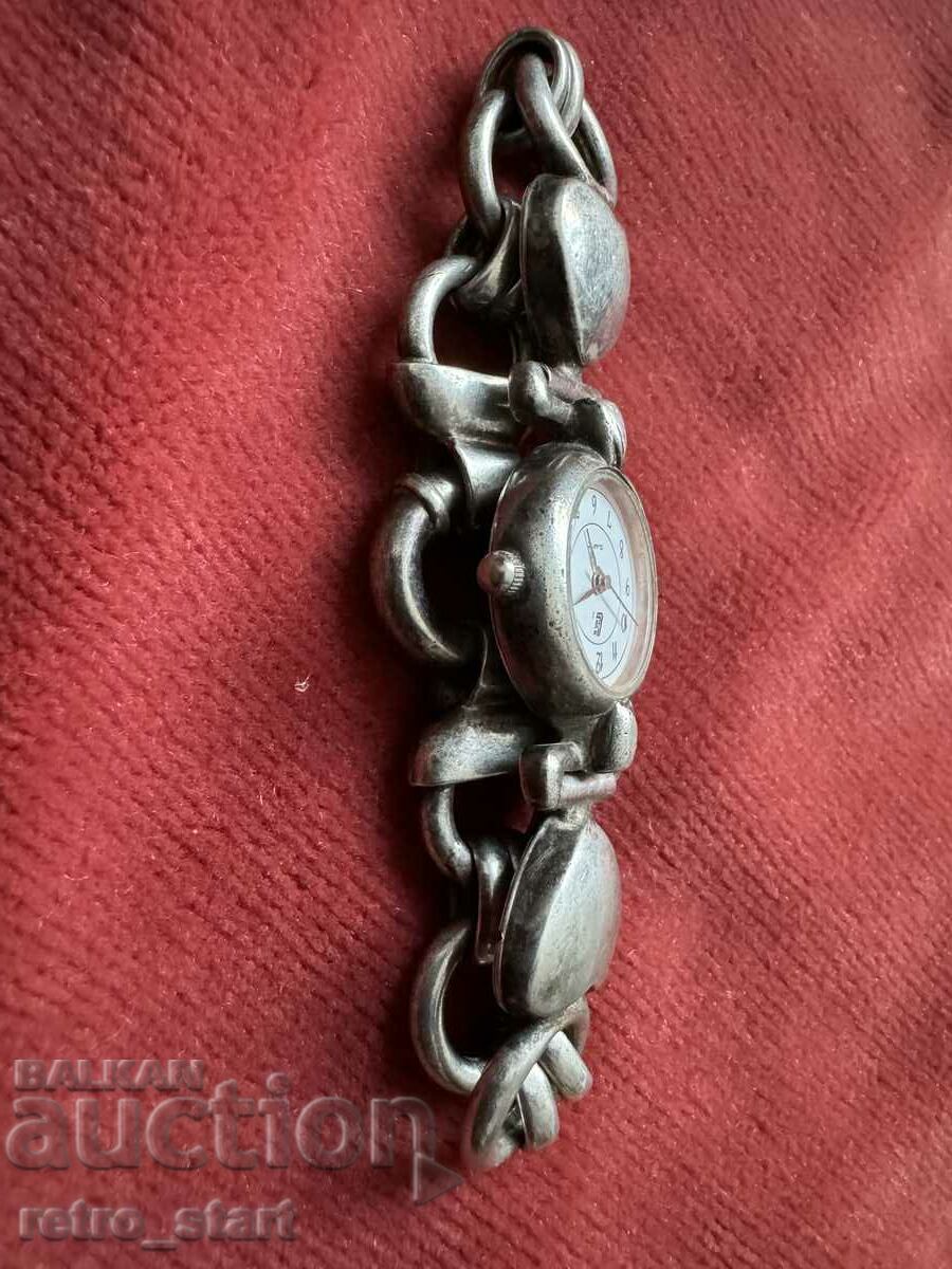 Silver watch bracelet, works! with price 65.00 BGN | € 33.23 Silver watch bracelet, works! with price 65.00 BGN | € 33.23