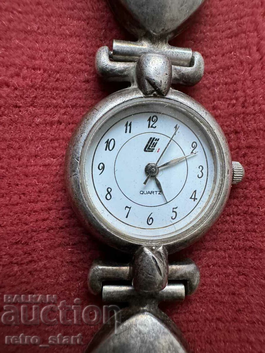 Auction Silver watch bracelet, works! Auction Silver watch bracelet, works!