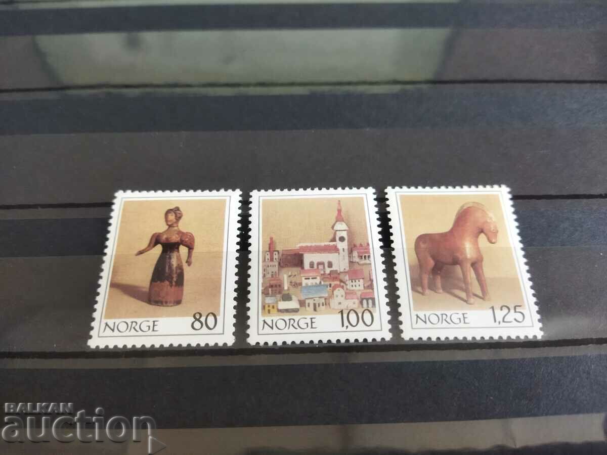 Norway Michel No. 787/89 of 1978. art with price 1.00 BGN | € 0.51
