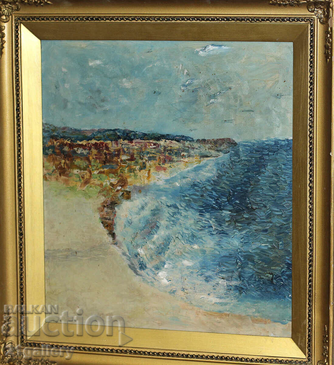 Bay seascape, oil paints with price 400.00 BGN | € 204.52