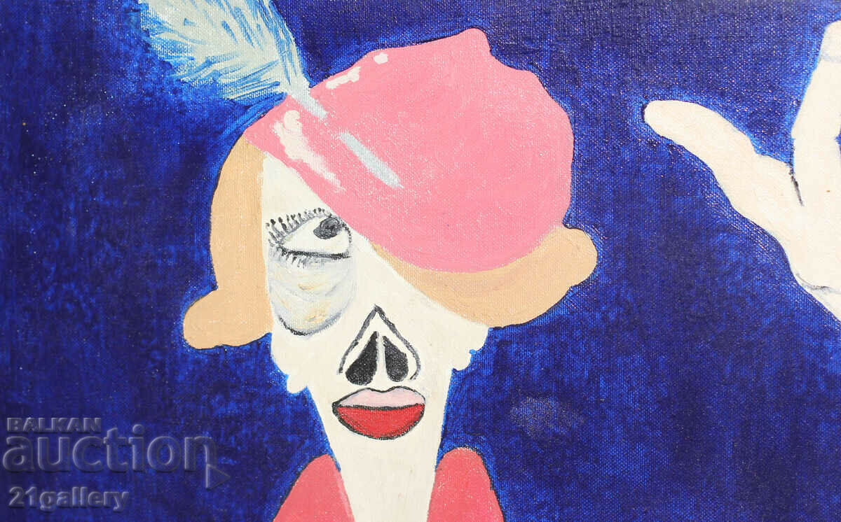 Auction  Figurative composition, acrylic paints, 2007.