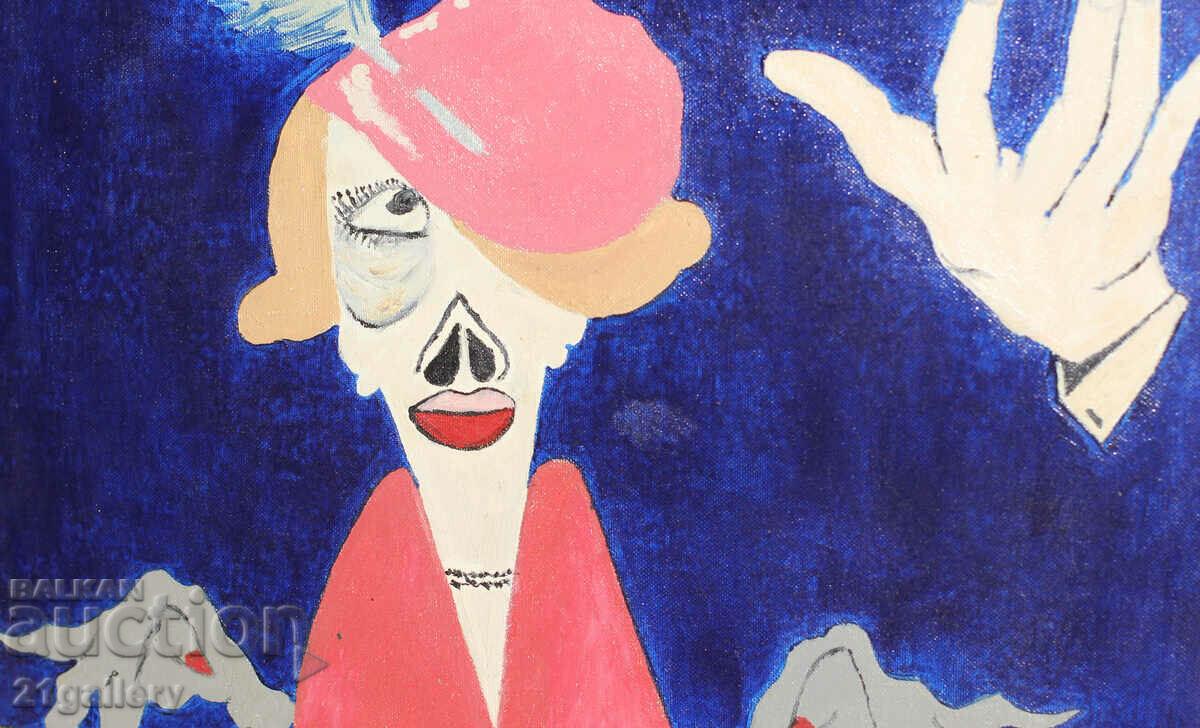 Figurative composition, acrylic paints, 2007. - 7