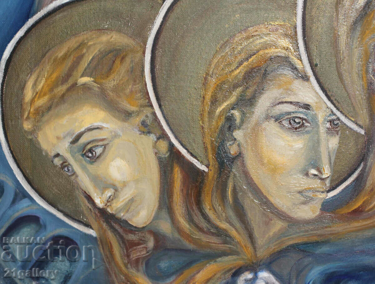 Figurative composition, religious theme, 1980s - 5 Figurative composition, religious theme, 1980s - 5