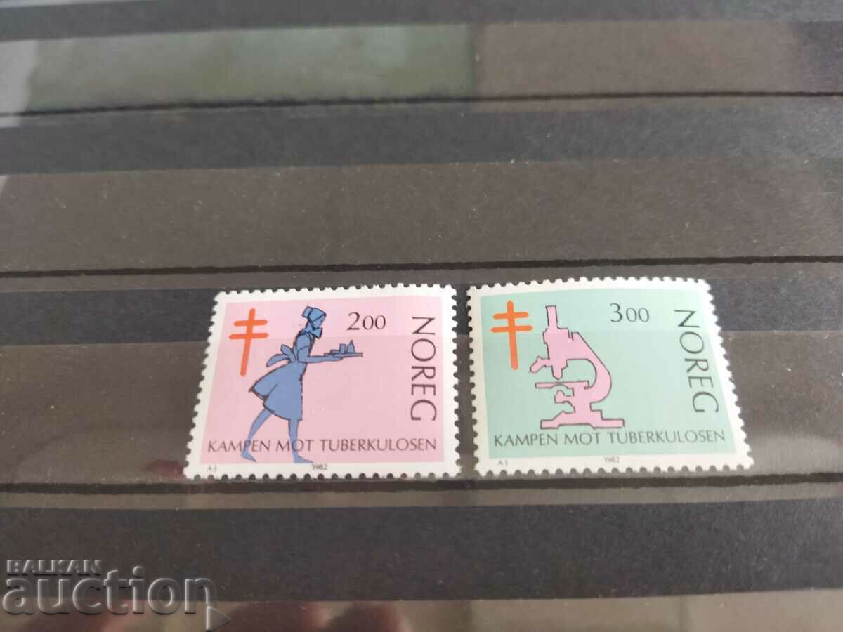 Norway Michel No. 862/63 of 1982. red cross with price 1.10 BGN | € 0.56 Norway Michel No. 862/63 of 1982. red cross with price 1.10 BGN | € 0.56