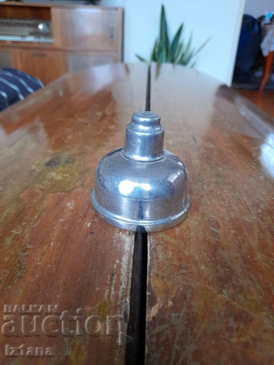 Old laboratory alcohol lamp, alcohol bottle