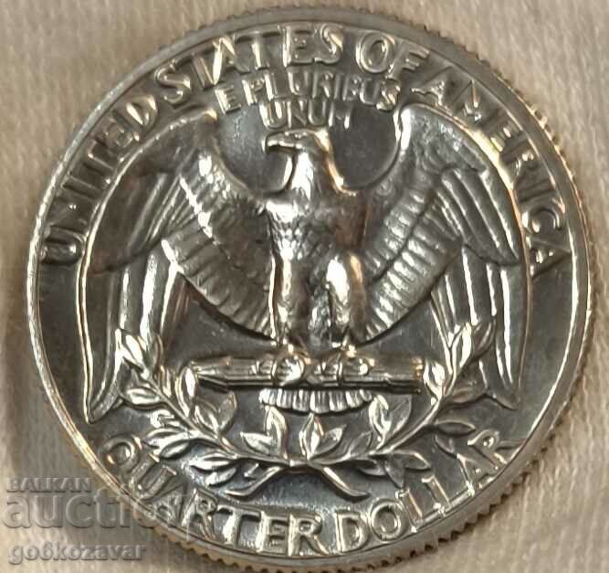 United States of America 25 cents 1968 UNC