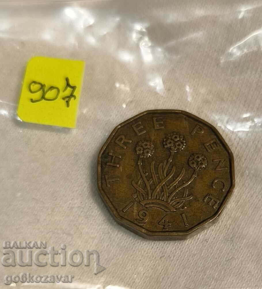 Auction  Great Britain 3 pence 1941