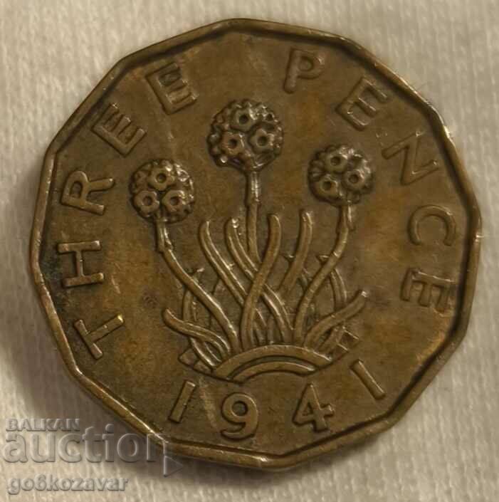 Great Britain 3 pence 1941