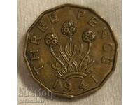 Great Britain 3 pence 1941