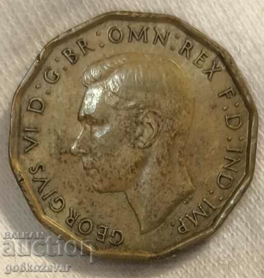 Great Britain 3 pence 1942 with price 1.00 BGN | € 0.51 Great Britain 3 pence 1942 with price 1.00 BGN | € 0.51