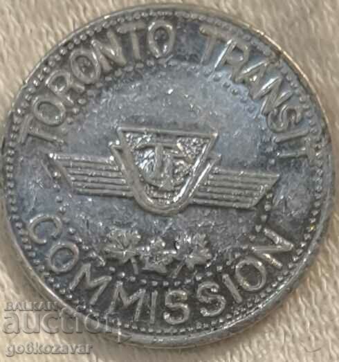Canada Toronto Token 1954 UNC with price 3.00 BGN | € 1.53 Canada Toronto Token 1954 UNC with price 3.00 BGN | € 1.53