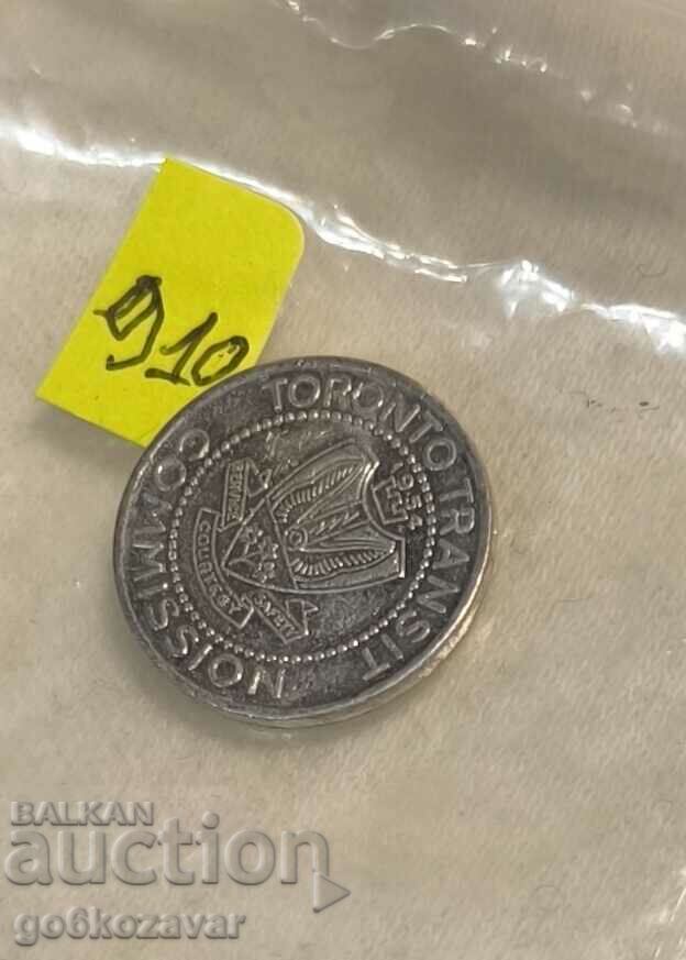 Auction Canada Toronto Token 1954 UNC Auction Canada Toronto Token 1954 UNC
