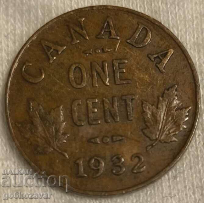 Canada 1 cent 1932