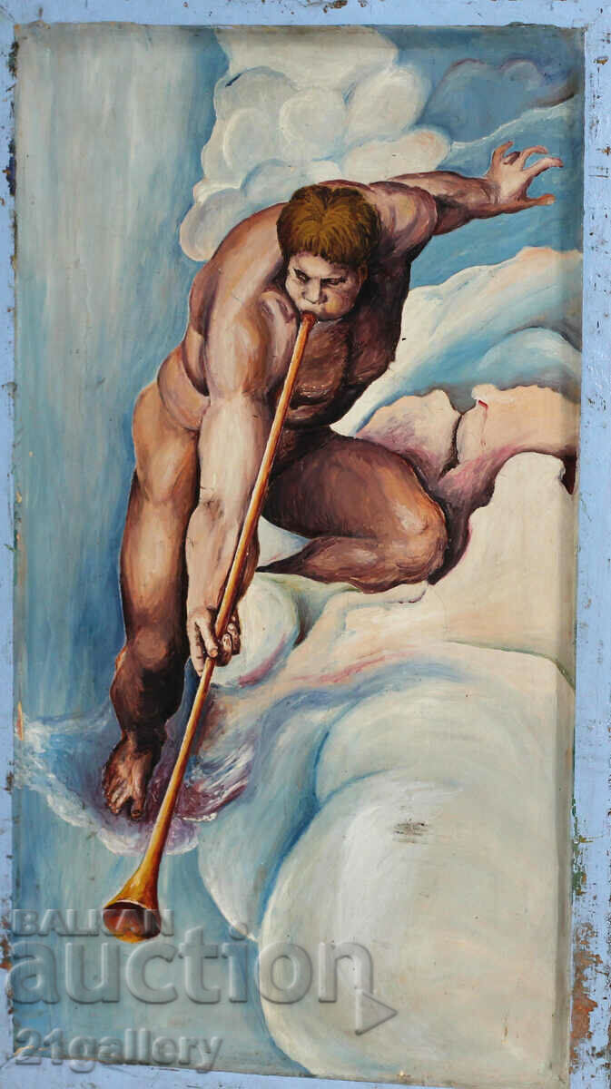 Auction Michelangelo Buonarroti reproduction Sistine Chapel detail Auction Michelangelo Buonarroti reproduction Sistine Chapel detail