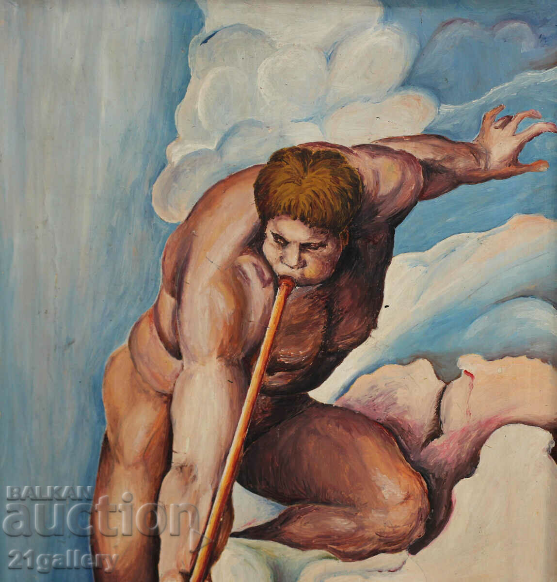 Delivery of Michelangelo Buonarroti reproduction Sistine Chapel detail Delivery of Michelangelo Buonarroti reproduction Sistine Chapel detail