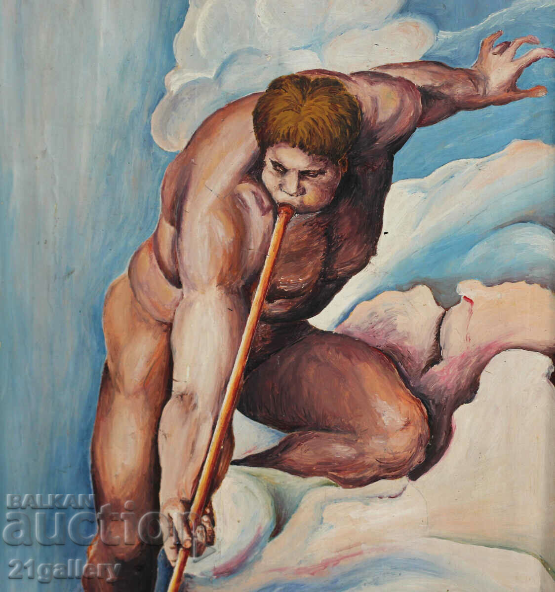 Michelangelo Buonarroti reproduction Sistine Chapel detail - 5 Michelangelo Buonarroti reproduction Sistine Chapel detail - 5