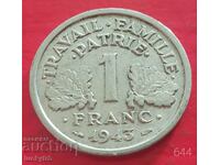 1 franc 1943 - Franța