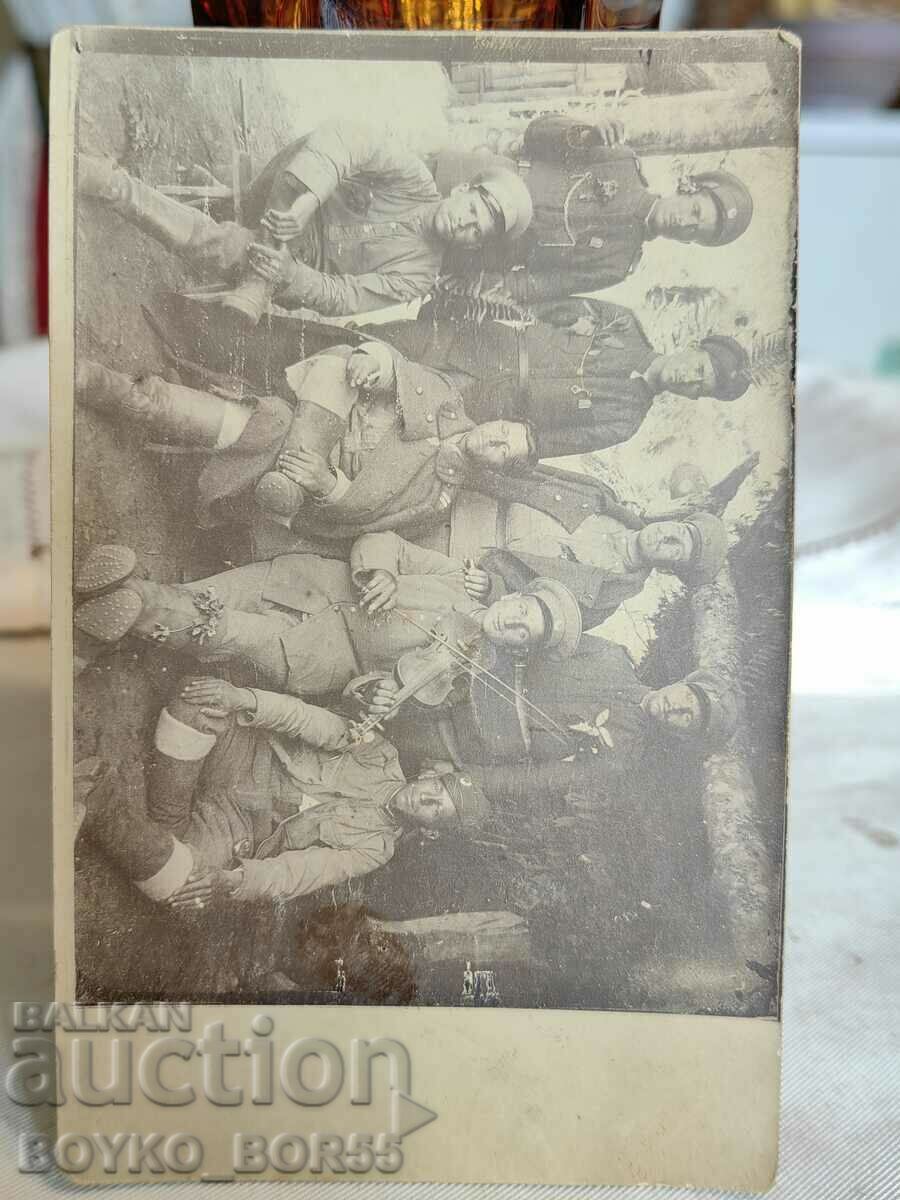 Old Bulgarian Military Photo of the Front During the PSV