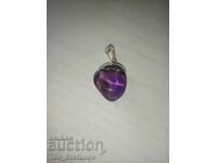 New amethyst pendant from Brazil