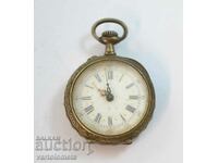 Vintage Ladies Silver Pocket Watch - Not Working