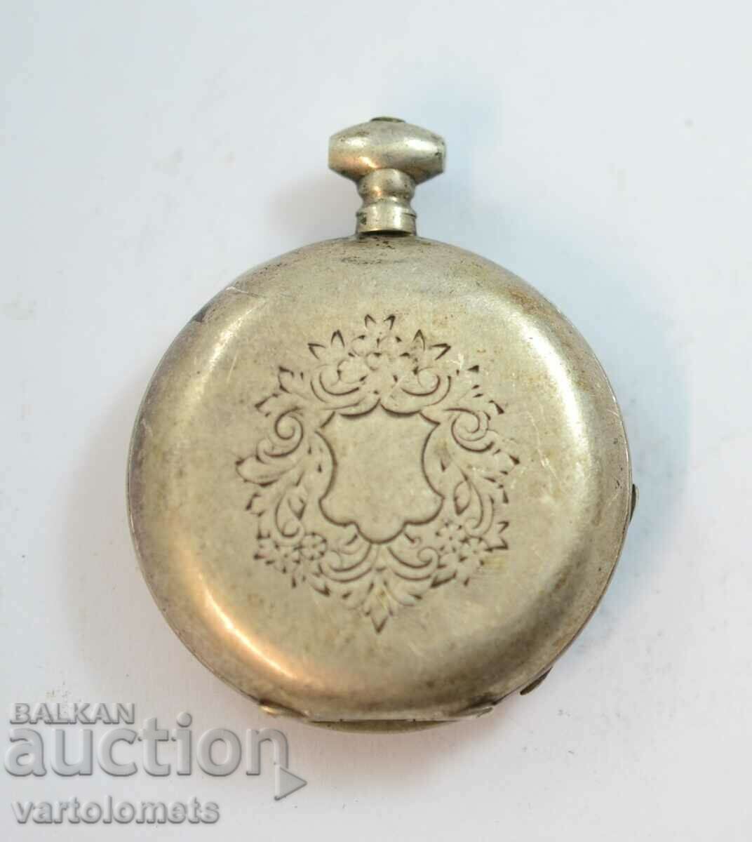 Vintage Ladies Silver Pocket Watch - Not Working - 5 Vintage Ladies Silver Pocket Watch - Not Working - 5