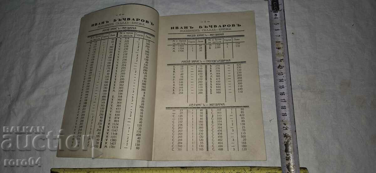 PRICE LIST - IV. BACHVAROVO - PRINCESS - HARVESTER - 5 PRICE LIST - IV. BACHVAROVO - PRINCESS - HARVESTER - 5