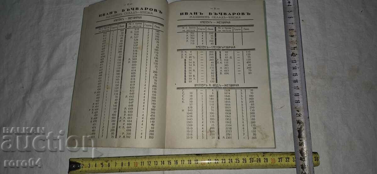 PRICE LIST - IV. BACHVAROVO - PRINCESS - HARVESTER - 6 PRICE LIST - IV. BACHVAROVO - PRINCESS - HARVESTER - 6