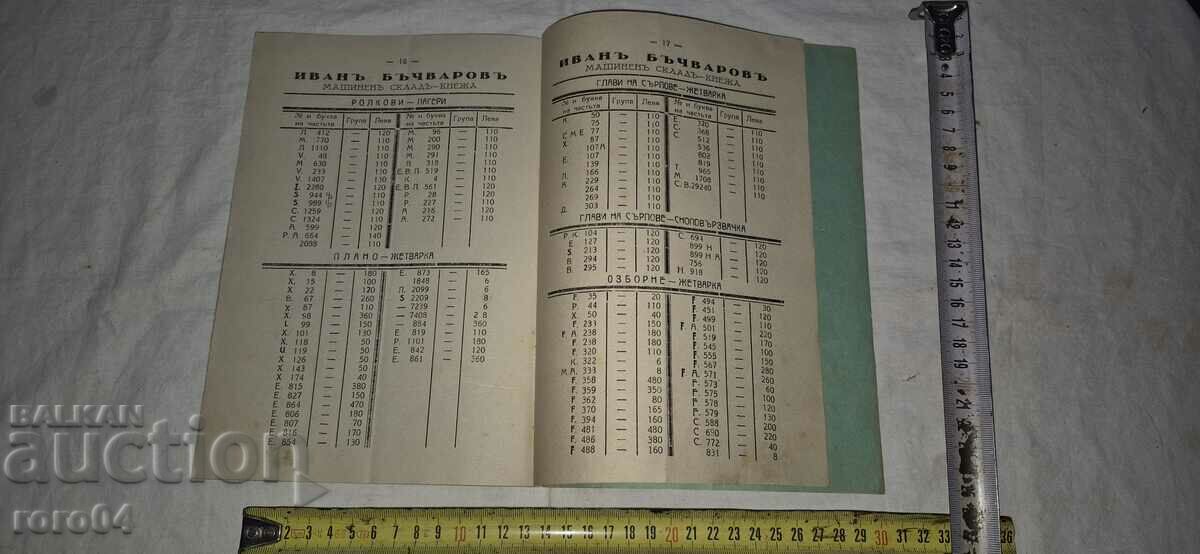 PRICE LIST - IV. BACHVAROVO - PRINCESS - HARVESTER - 7 PRICE LIST - IV. BACHVAROVO - PRINCESS - HARVESTER - 7