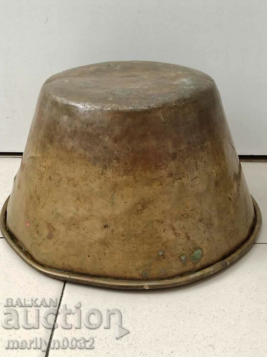 Cântar vechi din alamă, taler, greutăți, balanță cu preț 46.90 BGN | € 23.98