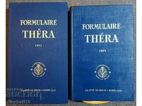 FORMULAIRE THERA 1971/ 72 LE THERAPEUTIQUE DANS Le MONDE