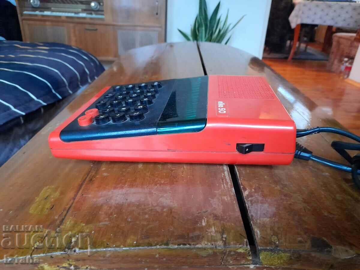 Auction Old calculator Elka, Elka 50 Auction Old calculator Elka, Elka 50