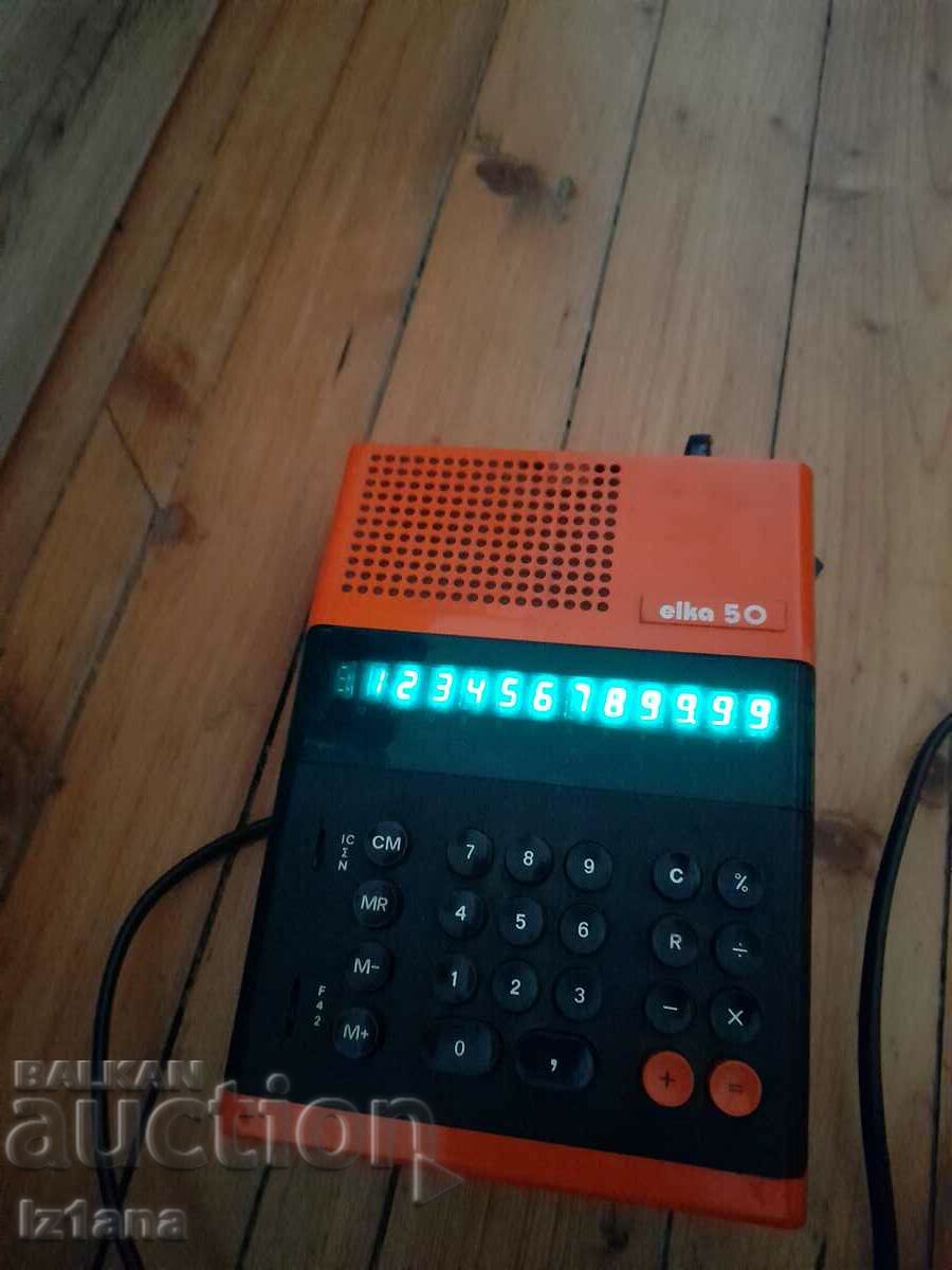 Old calculator Elka, Elka 50 - 6 Old calculator Elka, Elka 50 - 6