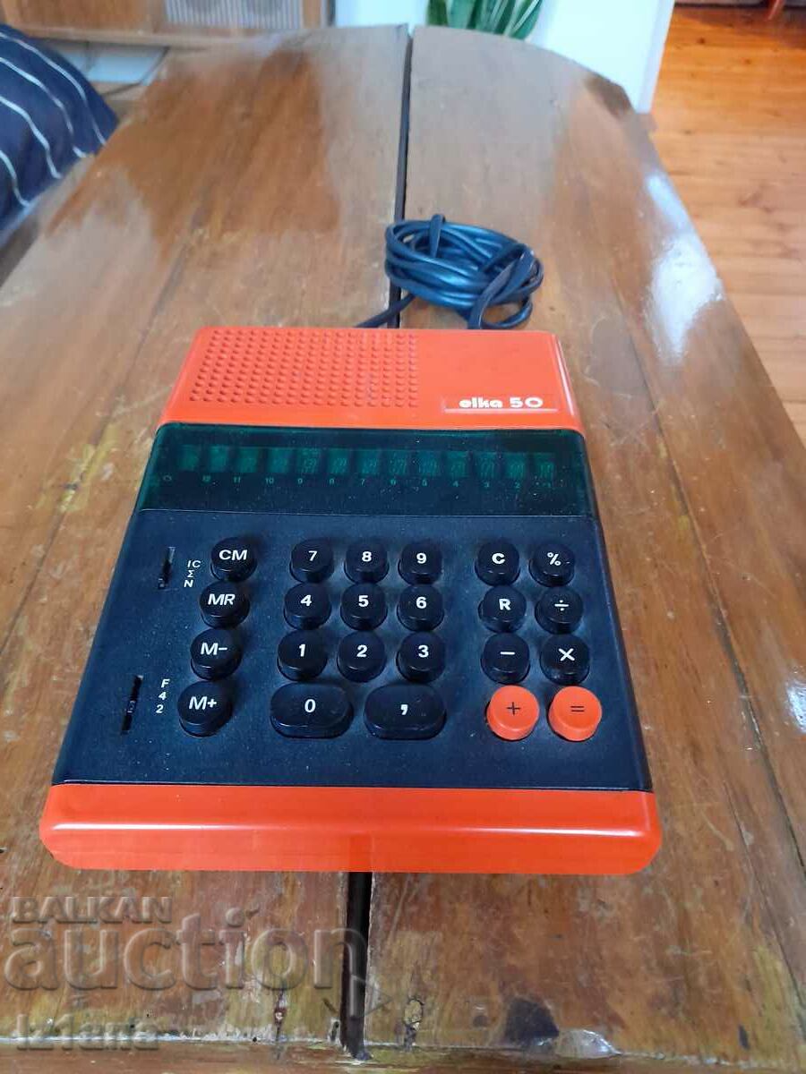 Old calculator Elka, Elka 50