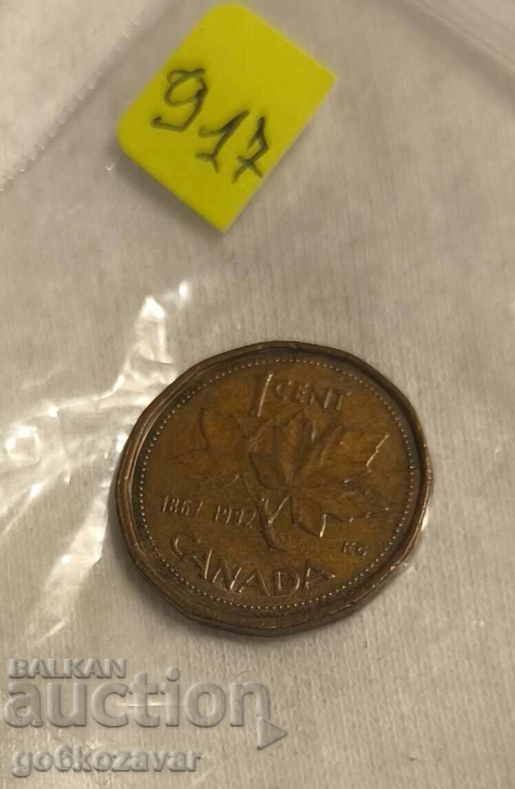 Auction Canada 1 cent 1992 Auction Canada 1 cent 1992