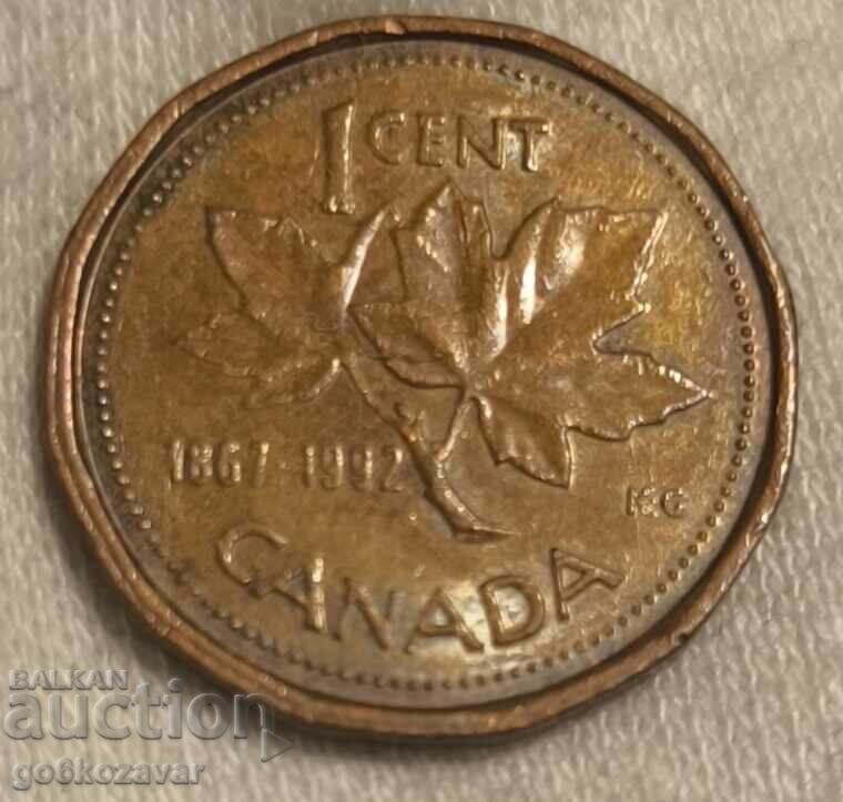 Canada 1 cent 1992