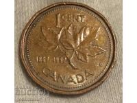 Canada 1 cent 1992