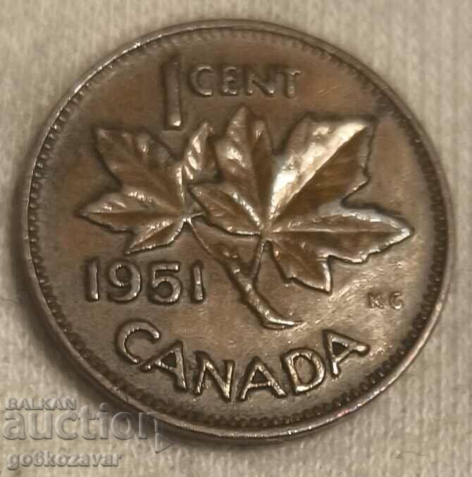 Canada 1 cent 1951