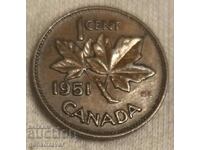 Canada 1 cent 1951