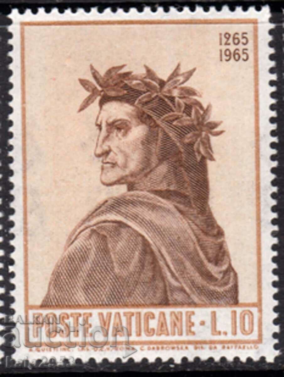 Italy/Vatican-1965-700 years from the birth of Dante, MNH