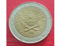 1 peso 2013 - Argentina - 200 from first national coinage