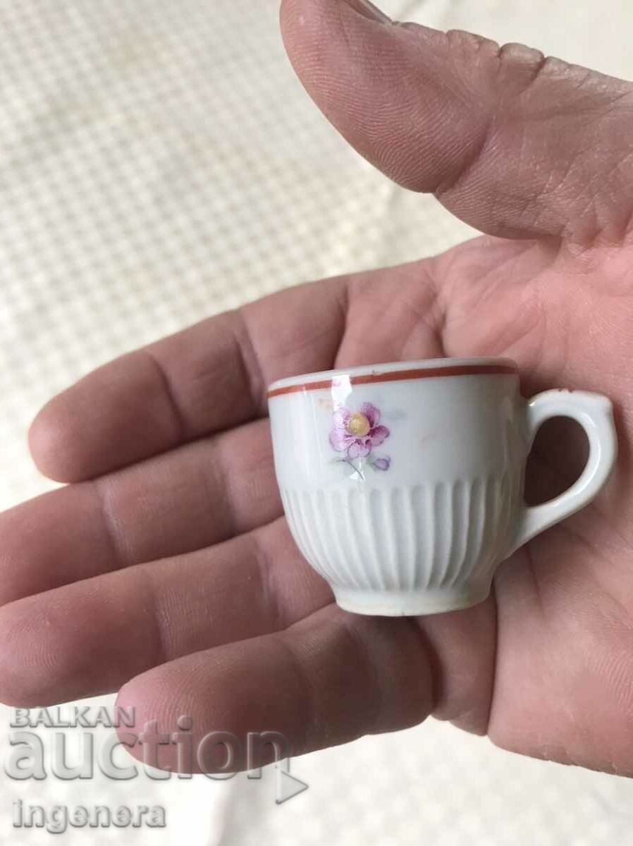 Auction PORCELAIN MINI ANTIQUE CONKANE CUP-1961 Auction PORCELAIN MINI ANTIQUE CONKANE CUP-1961