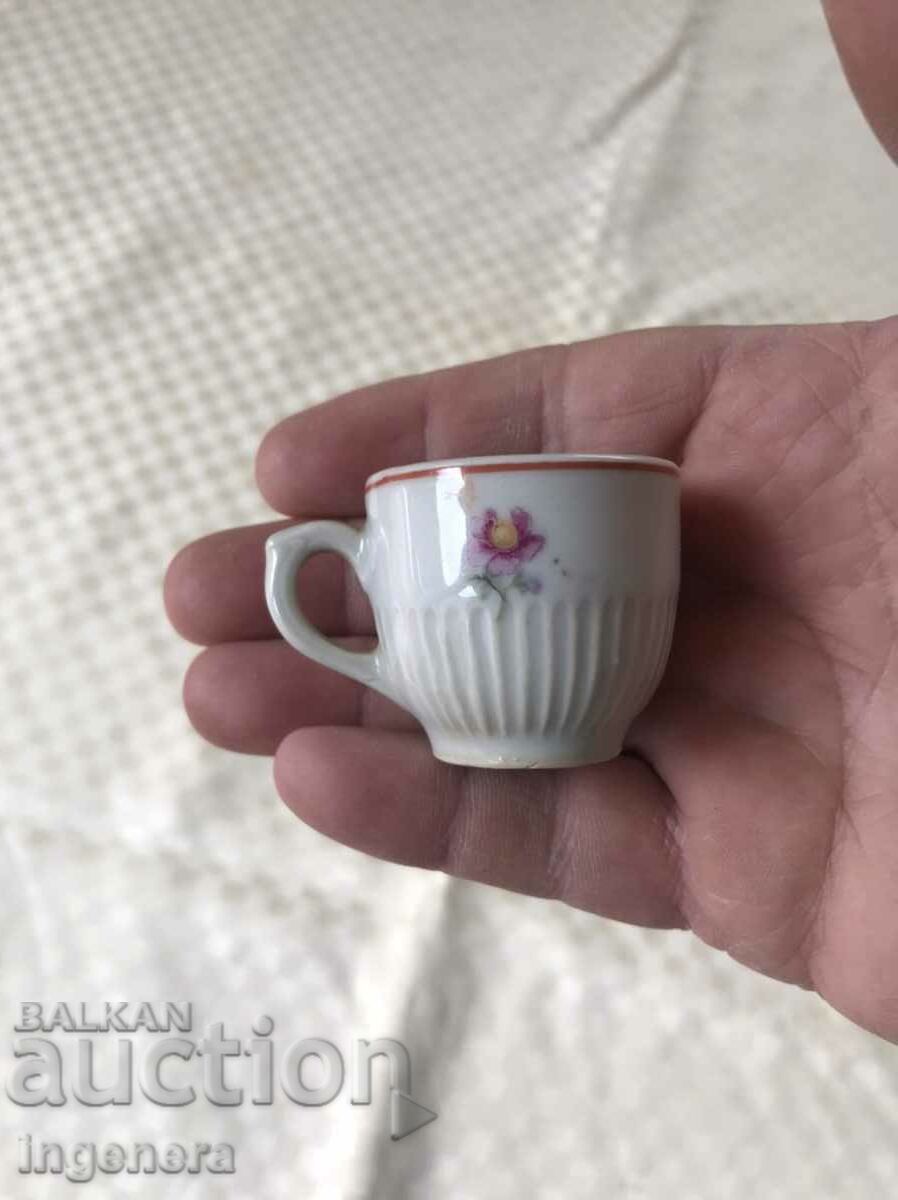 PORCELAIN MINI ANTIQUE CONKANE CUP-1961 - 5 PORCELAIN MINI ANTIQUE CONKANE CUP-1961 - 5