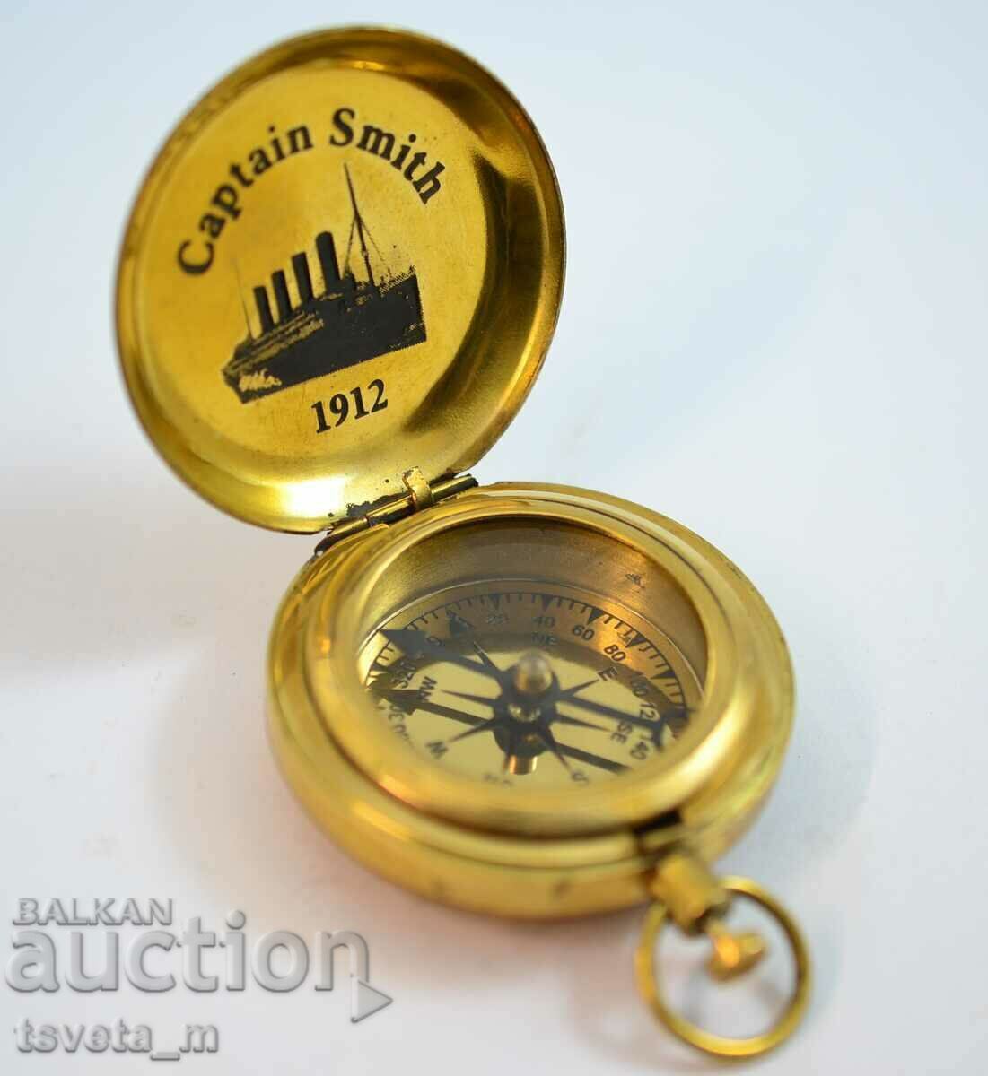 Auction Antique CAPITAN SMITH compass Auction Antique CAPITAN SMITH compass