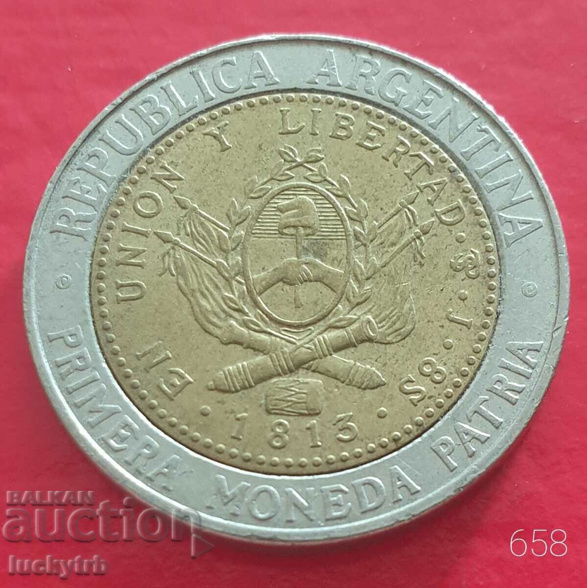 1 peso 2009 "D" - Argentina