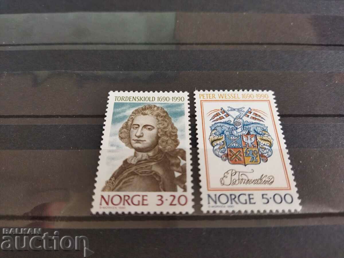 Norway Michel No. 1048/49 of 1990. notable personalities with price 2.50 BGN | € 1.28 Norway Michel No. 1048/49 of 1990. notable personalities with price 2.50 BGN | € 1.28
