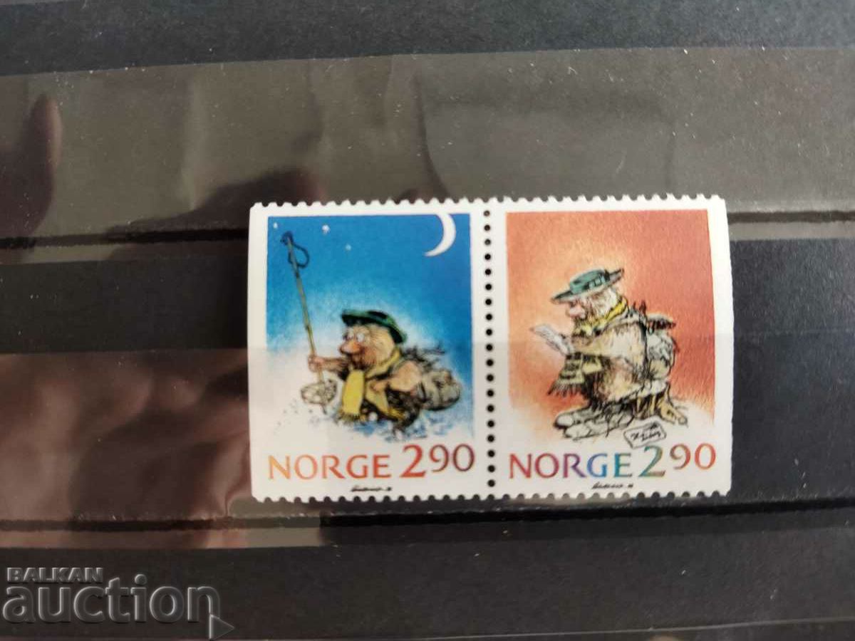 Norway Michel No. 1007/08 of 1988.