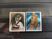 Norvegia Michel nr 1017/18 din 1989.