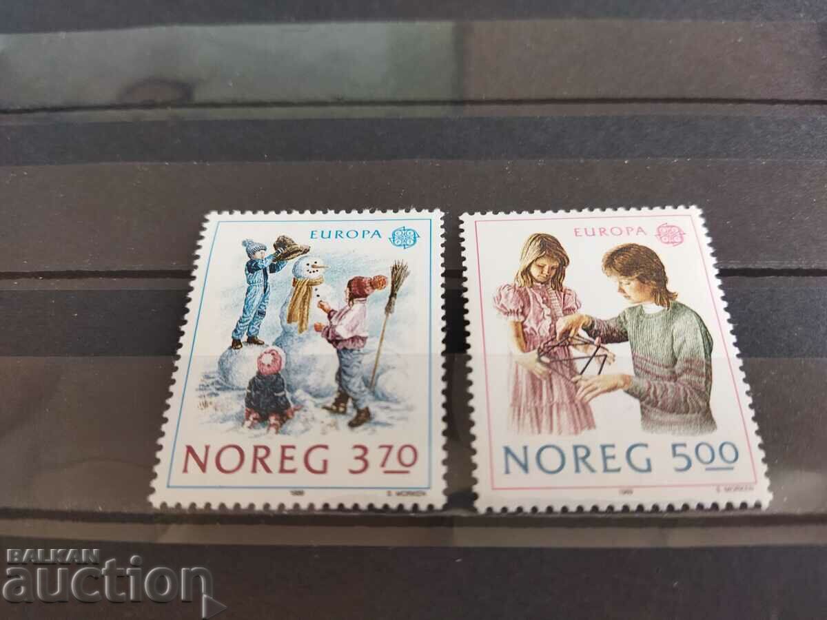 Norway Michel No. 1019/20 of 1989. with price 4.00 BGN | € 2.05 Norway Michel No. 1019/20 of 1989. with price 4.00 BGN | € 2.05