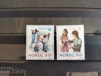 Norvegia Michel nr 1019/20 din 1989.