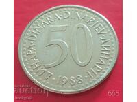 50 δηνάρια 1988 - Γιουγκοσλαβία